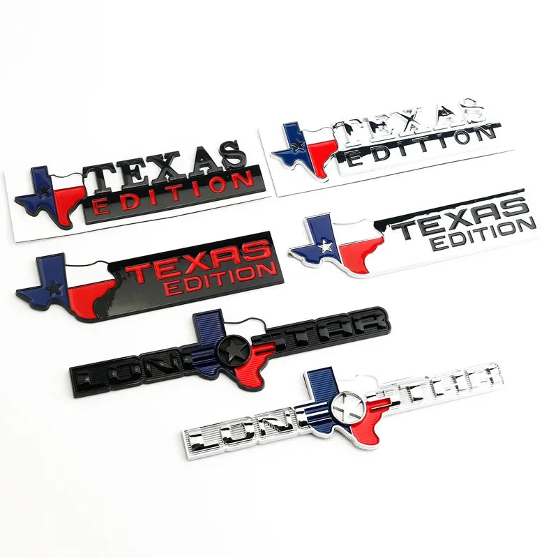Emblema Texas Edition com Estado