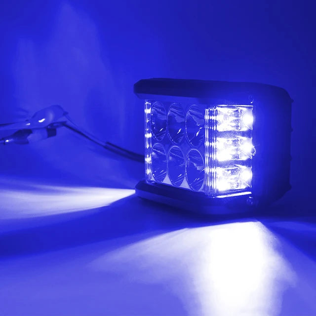 LED 4" duas cores strobo