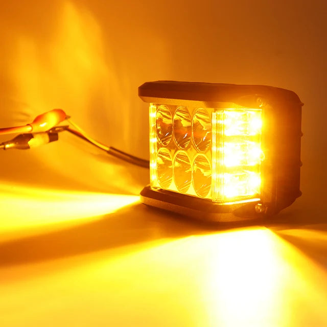LED 4" duas cores strobo